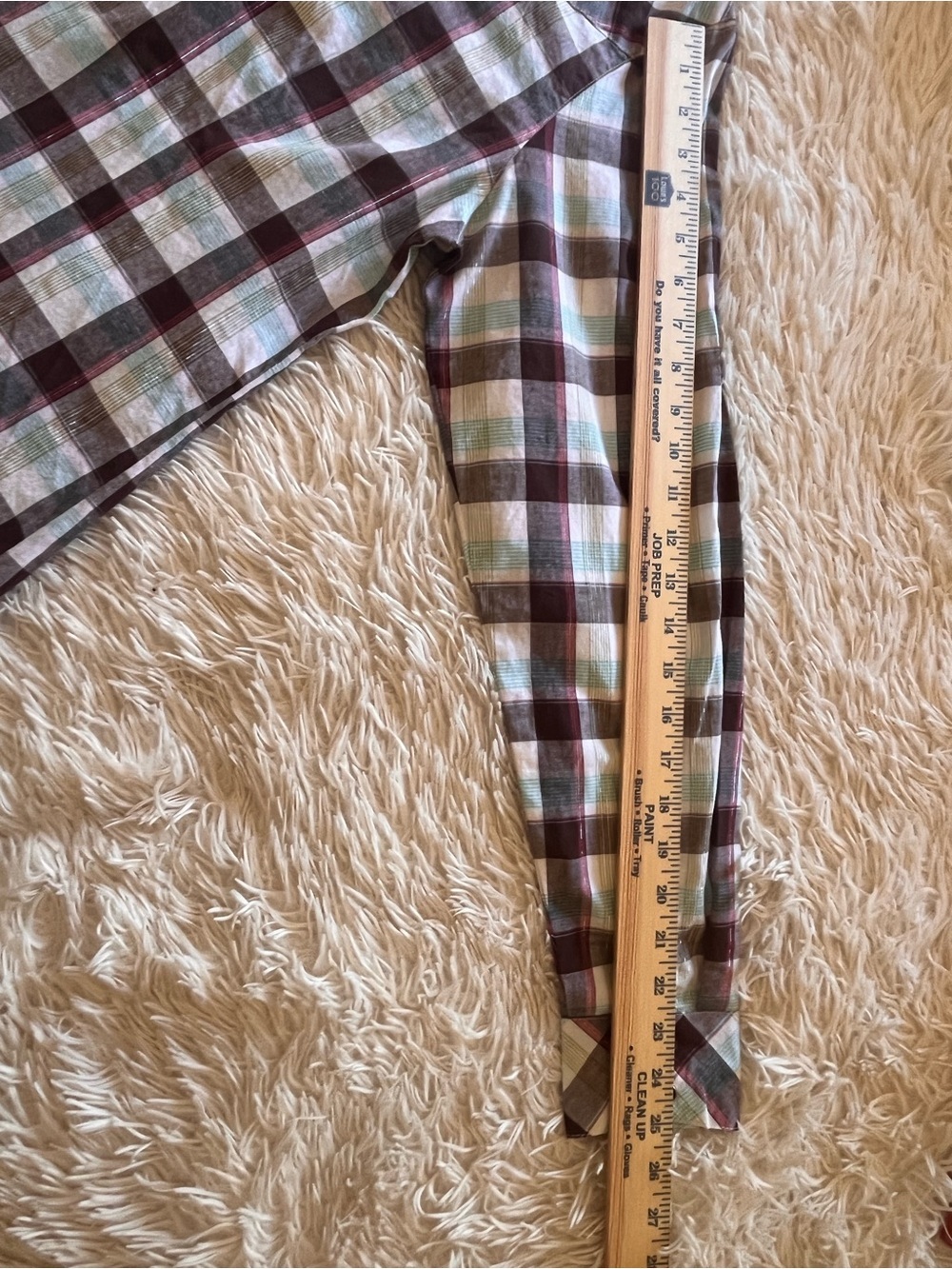 Shyanne Western Plaid Button-Down Shirt Multicolor Cotton Black Snap Metallic L - Picture 9 of 11